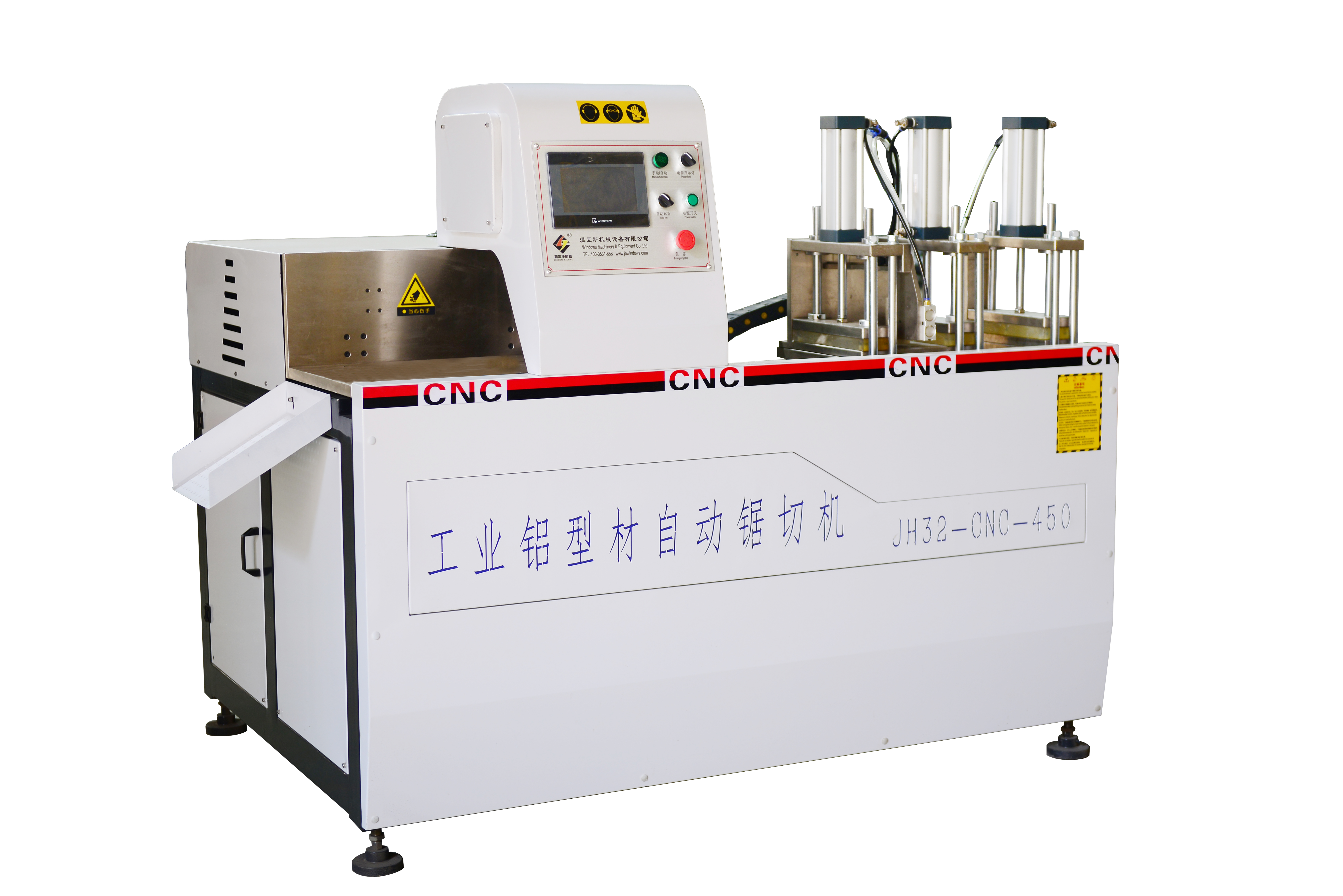 JH32-CNC-450工業鋁自動鋸切機
